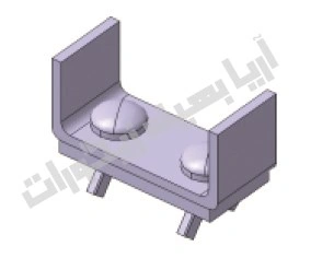 بست انتها سایز 30 فلزی ، سی ریل و تجهیزات | برند پویا الکتریک بهاران