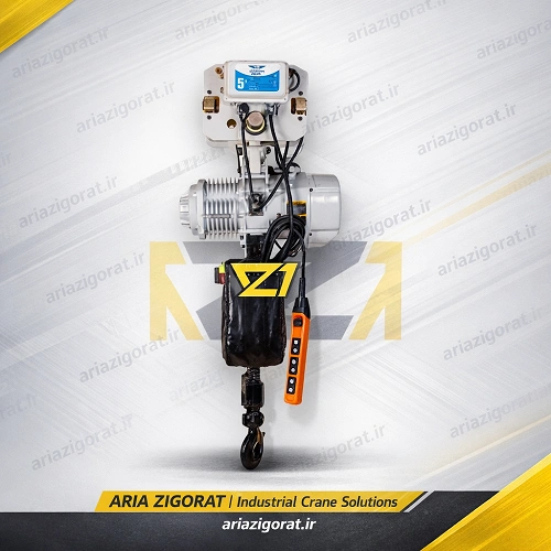 وینچ زنجیری رکسون درایو ارتفاع 6 متر چهار کاره