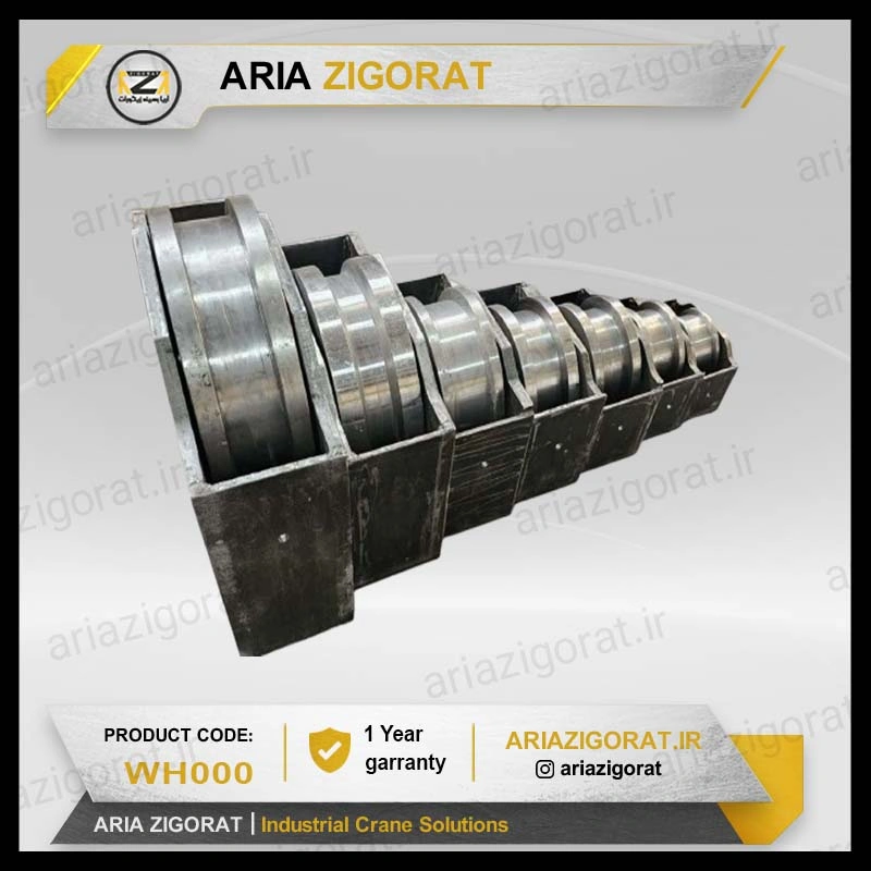 راهبر جرثقیل سایز 125 طول 2 متر (با موتر گیربکس رکسون درایو)