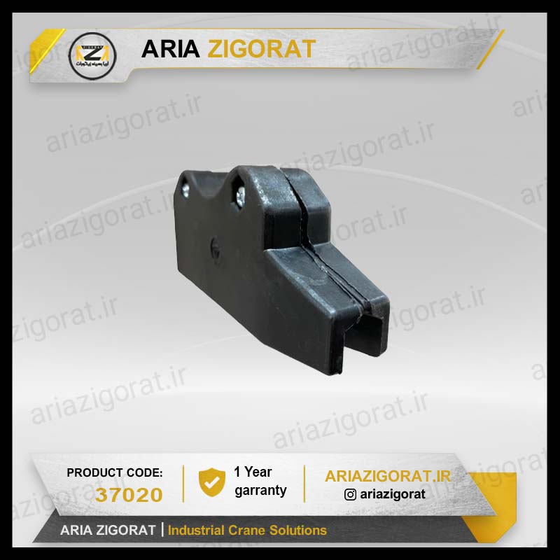 درب ابتدا و انتها شین باز کاور PVC هد استیل عایق دار جرثقیل 